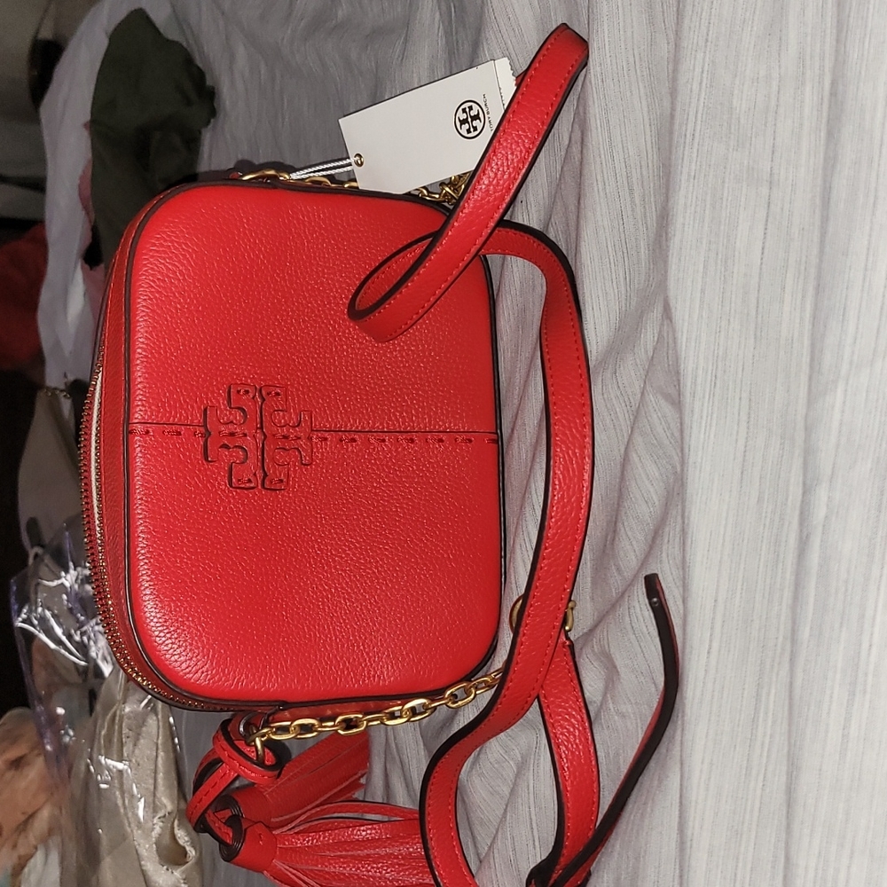 Red Tory Burch crossbody